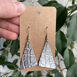 Faux Leather Earrings